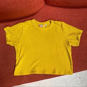 Big Bud Press - Yellow Honeycomb Tshirt - XS
